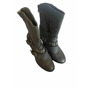 Not Rated Women’s Boots Grey Bling/Studded Size 8